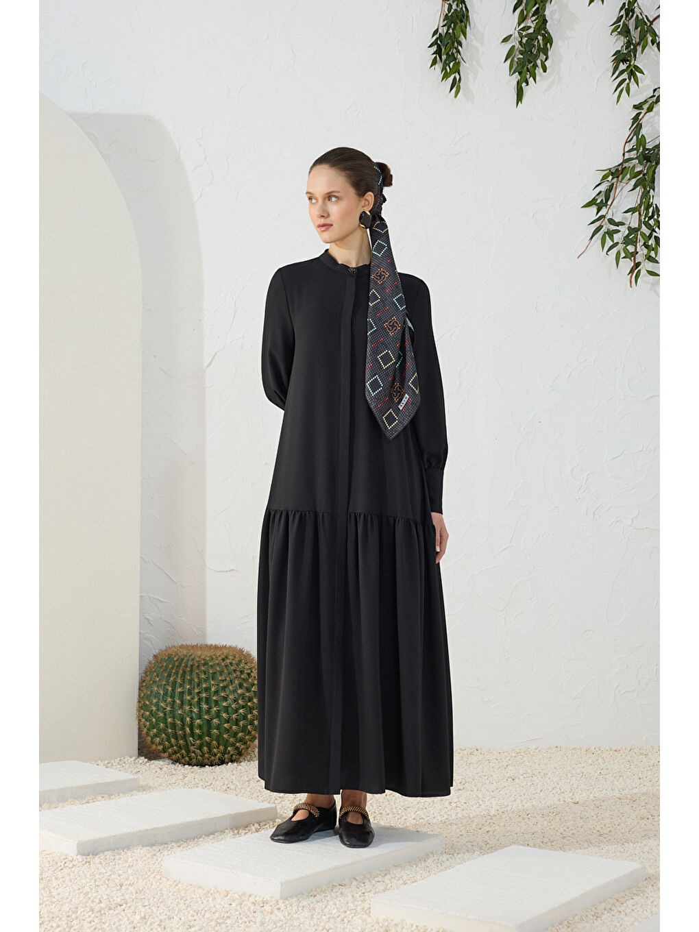 Siyah Mevlana Ferace-4