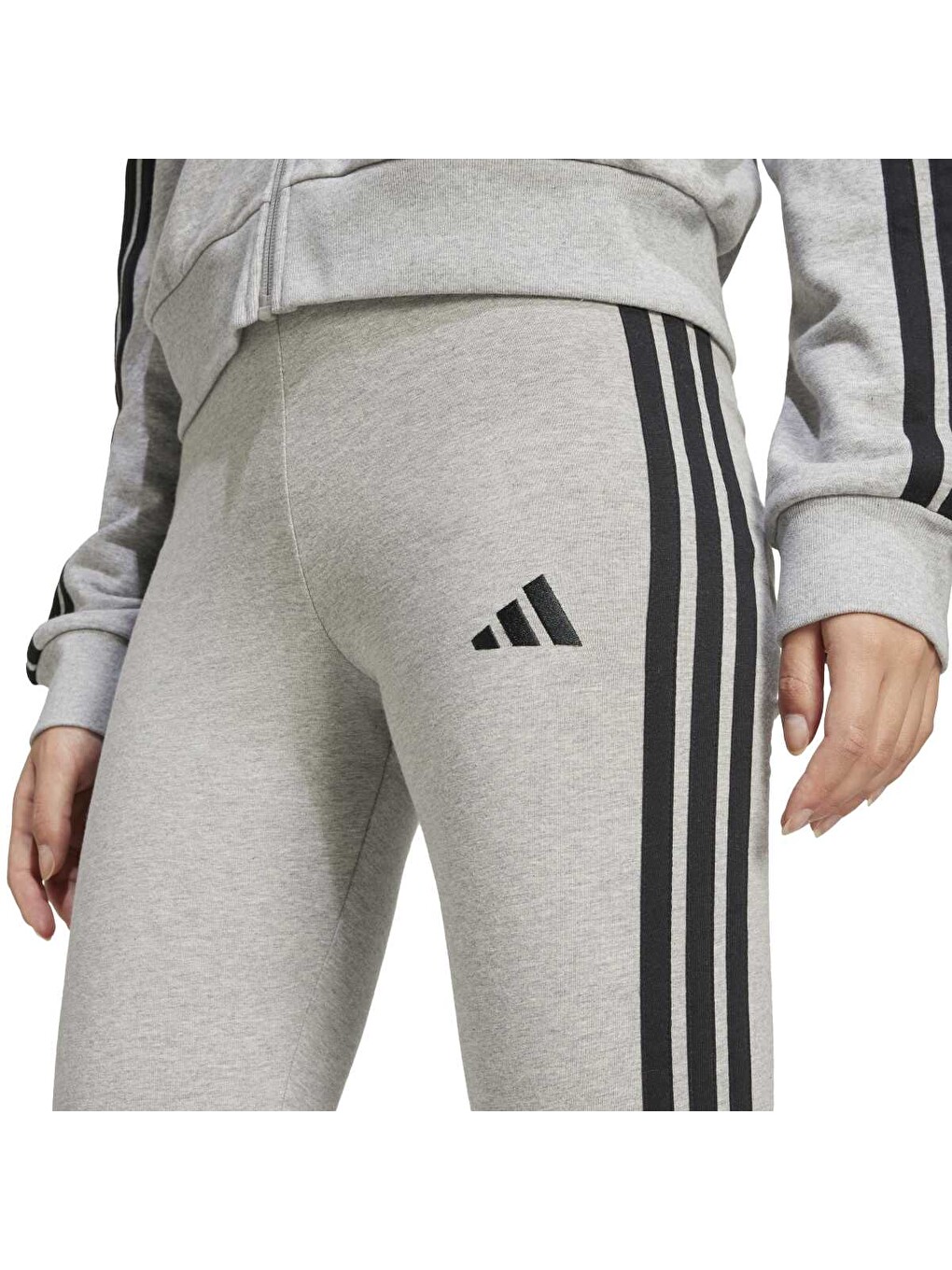 3 Stripes Sj Kadın Gri Tayt-3