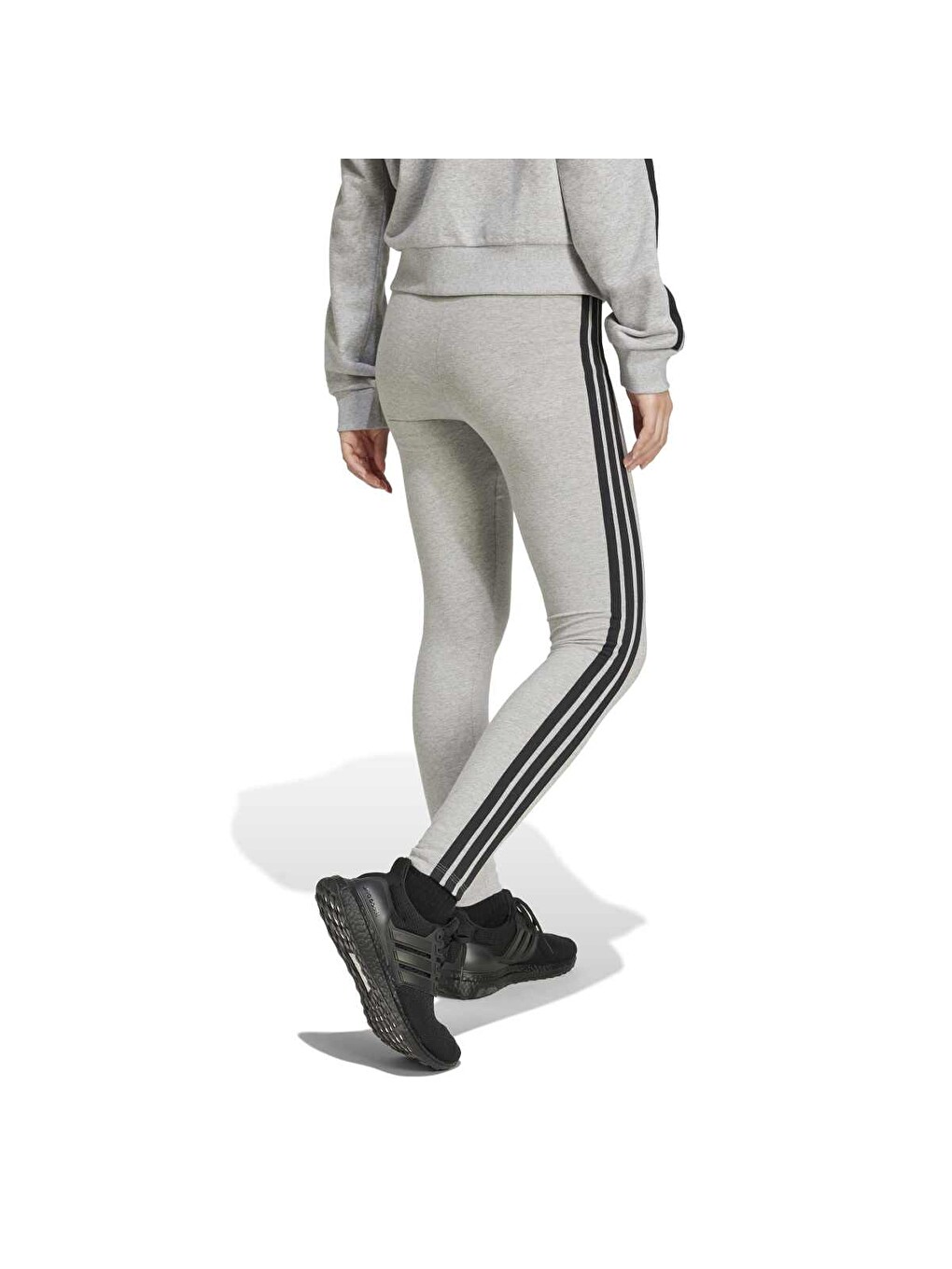 3 Stripes Sj Kadın Gri Tayt-4
