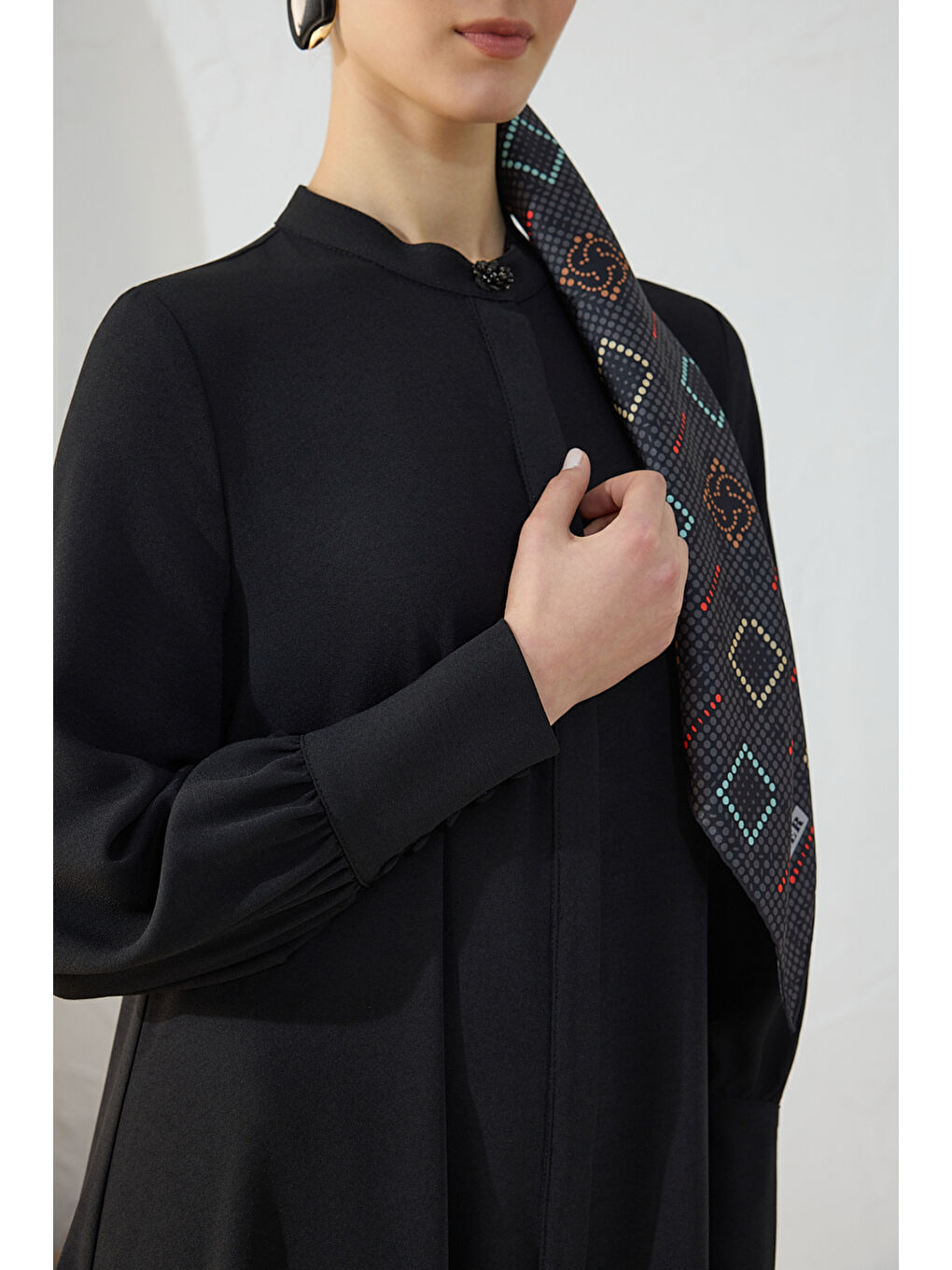 Siyah Mevlana Ferace-5