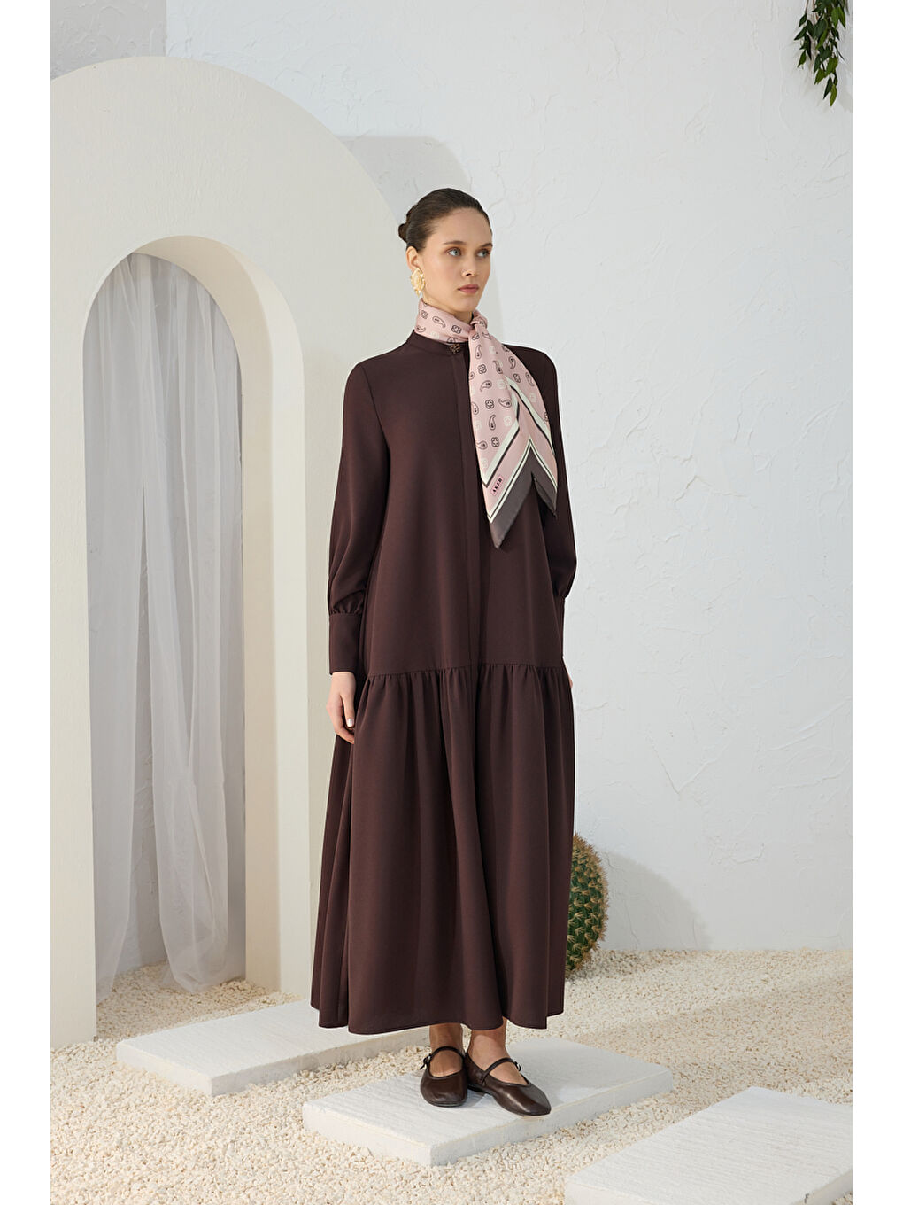 Kahverengi Mevlana Ferace-3