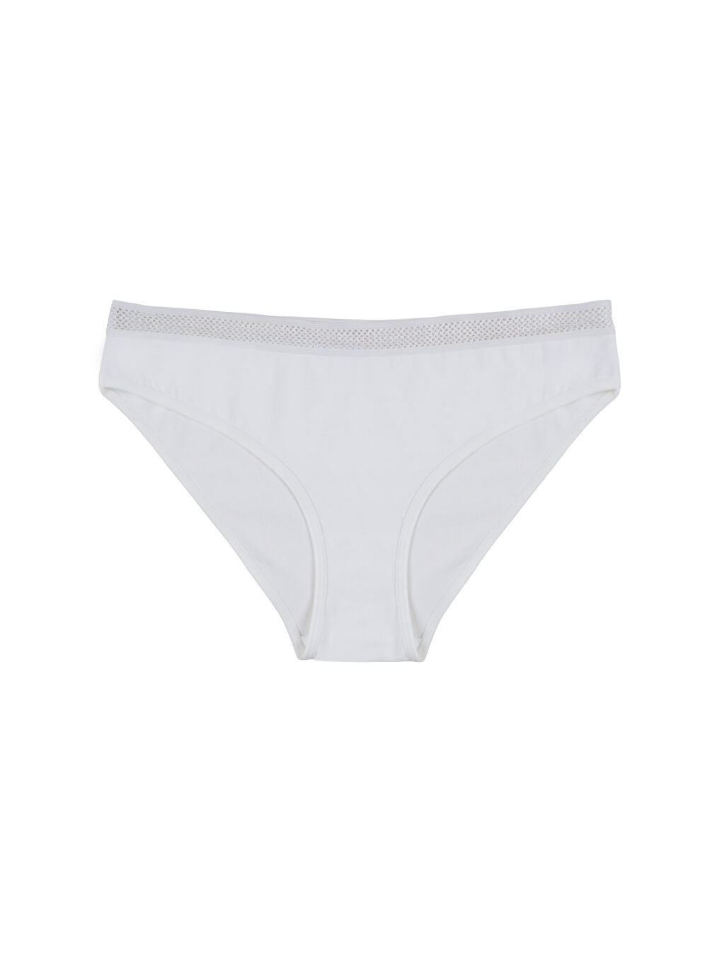 Lila Kadın 3'lü File Lastikli Pamuklu Külot-3