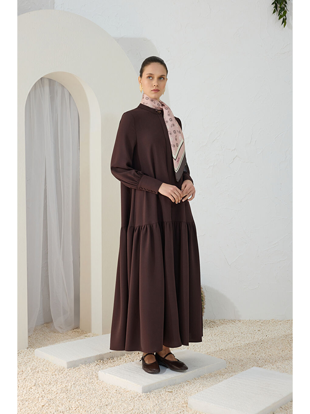 Kahverengi Mevlana Ferace-4