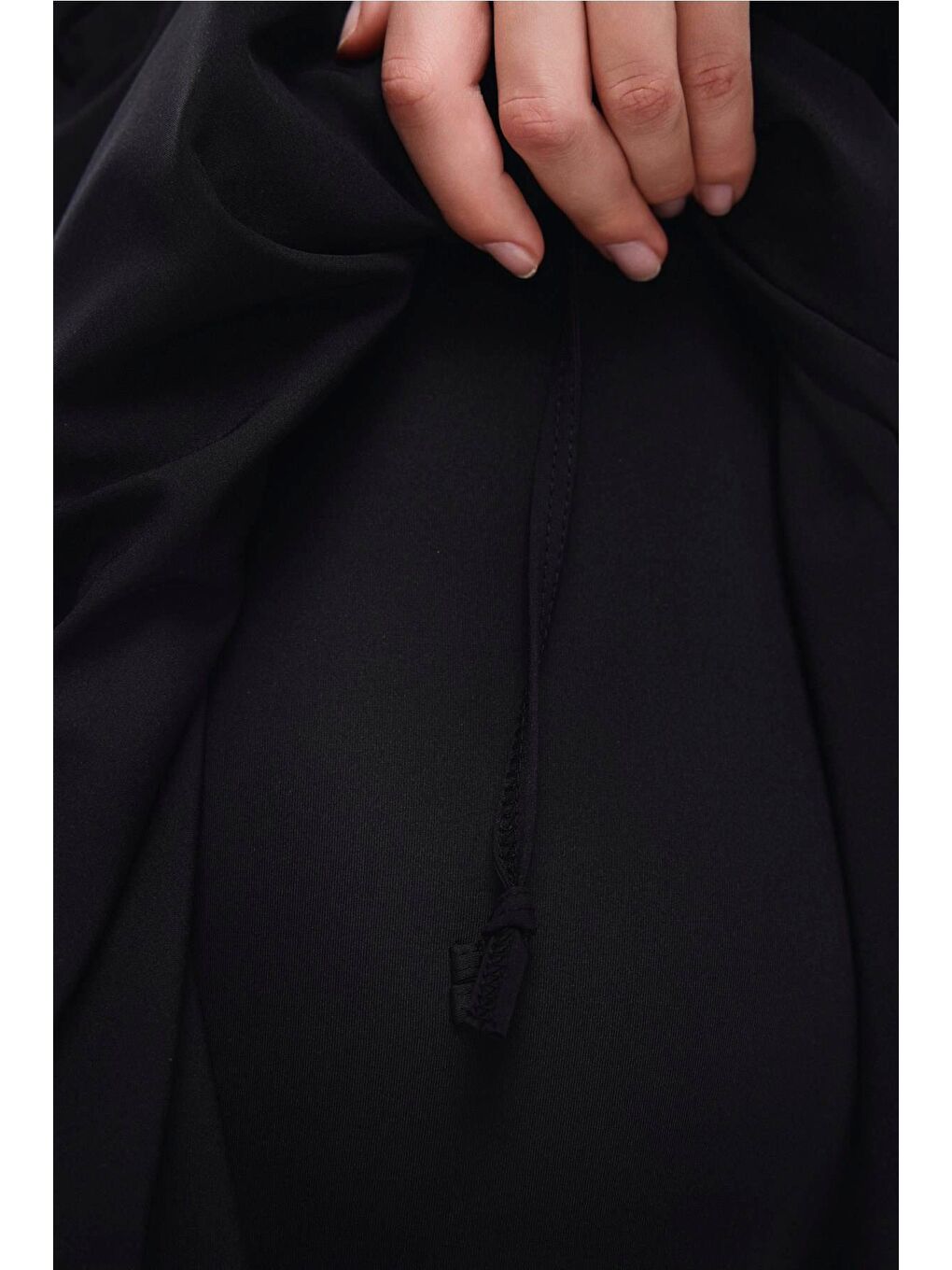 Kol Altı Desenli Siyah 5 Parça Tam Tesettür Mayo Takımı 5018-5