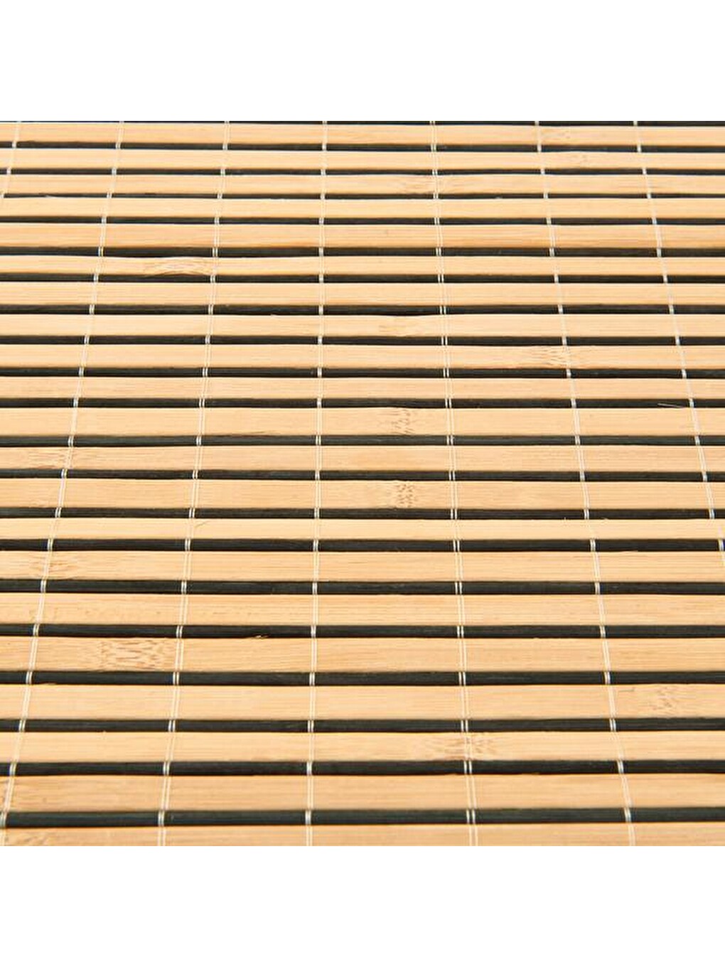 Bambu 4'lü Amerikan Servis - Kahverengi - 40x30 cm-1