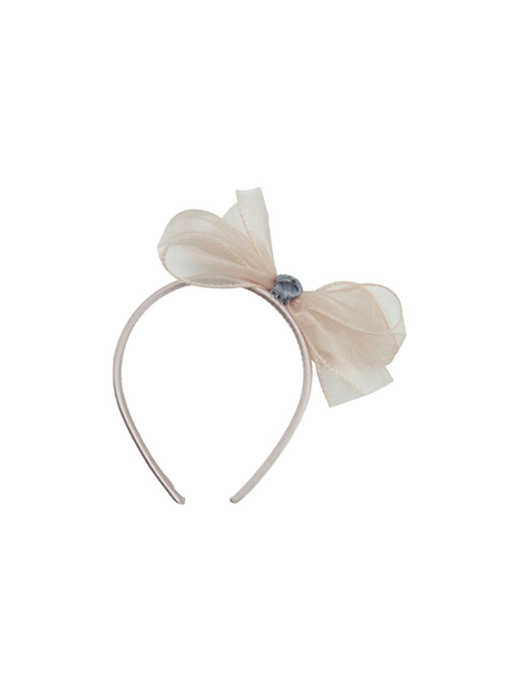 Kız Çocuk Tül Fiyonklu Pembe Toka-Taç Seti-1