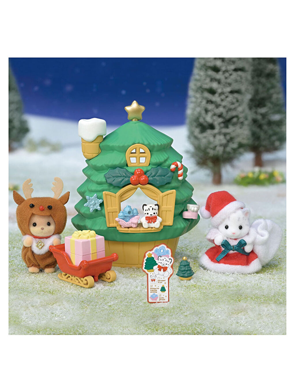 Bebek Noel Baba’nın Yılbaşı Ağaç Evi 5822-3