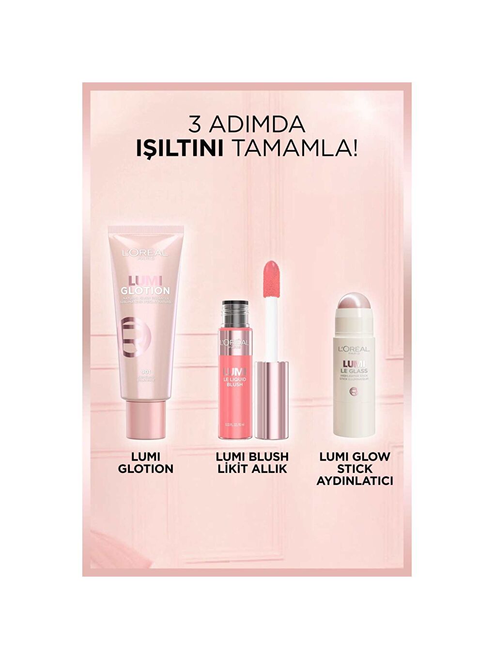 L'Oreal Paris L’Oréal Paris Lumi Blush Likit Allık - 640 Glowy Rouge Paris - 7