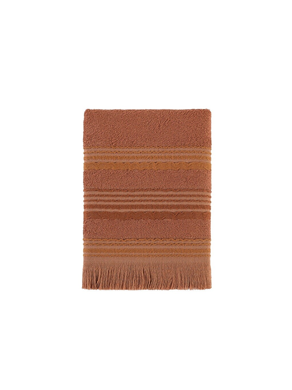 Kahverengi New Derin Bambu Yüz Havlusu 50x90 Cm Cinnamon Ash