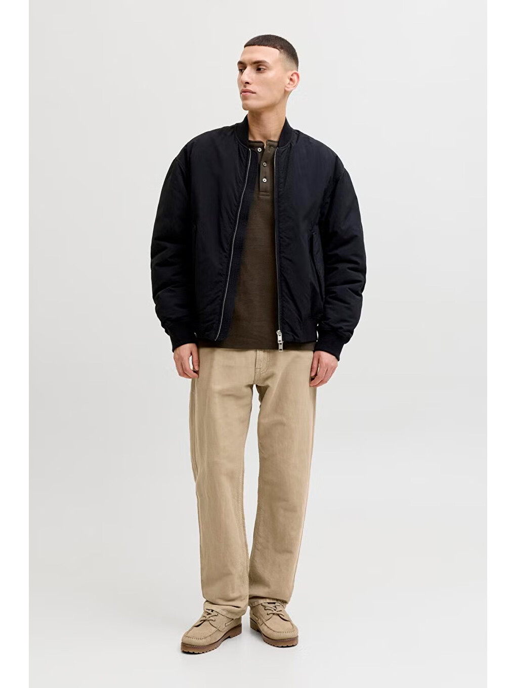 Bej Pants Studio Jpstchris Keten ve Pamuk Karışımlı Pantolon 12293296-1