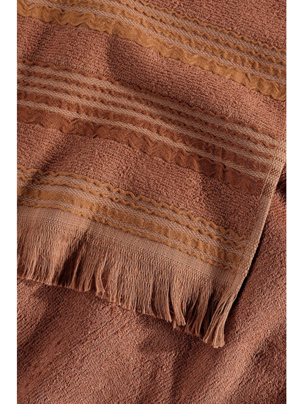 Kahverengi New Derin Bambu Yüz Havlusu 50x90 Cm Cinnamon Ash-1