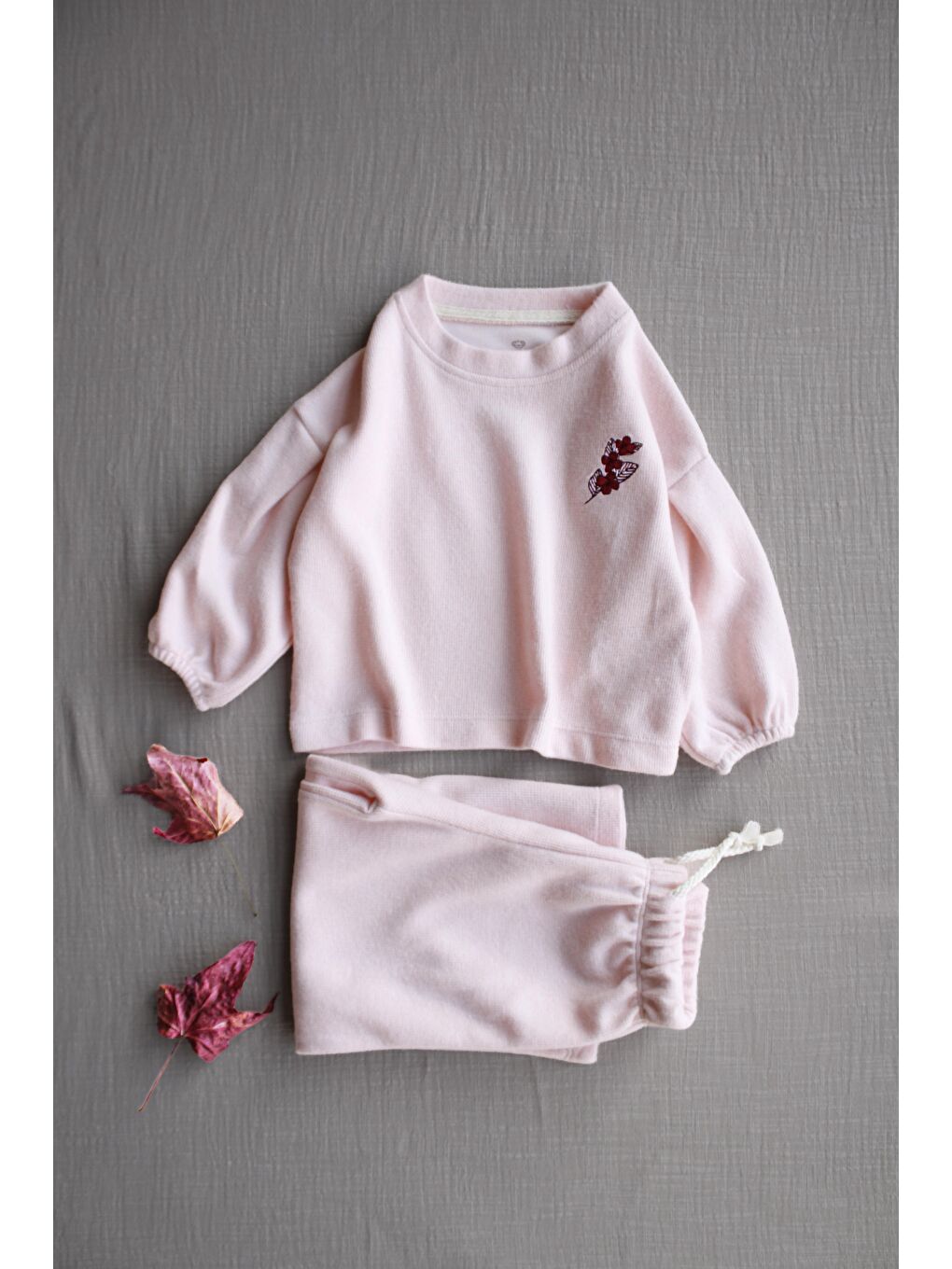 Pembe Pudra Pastel Soft Touch Alt Üst Takım