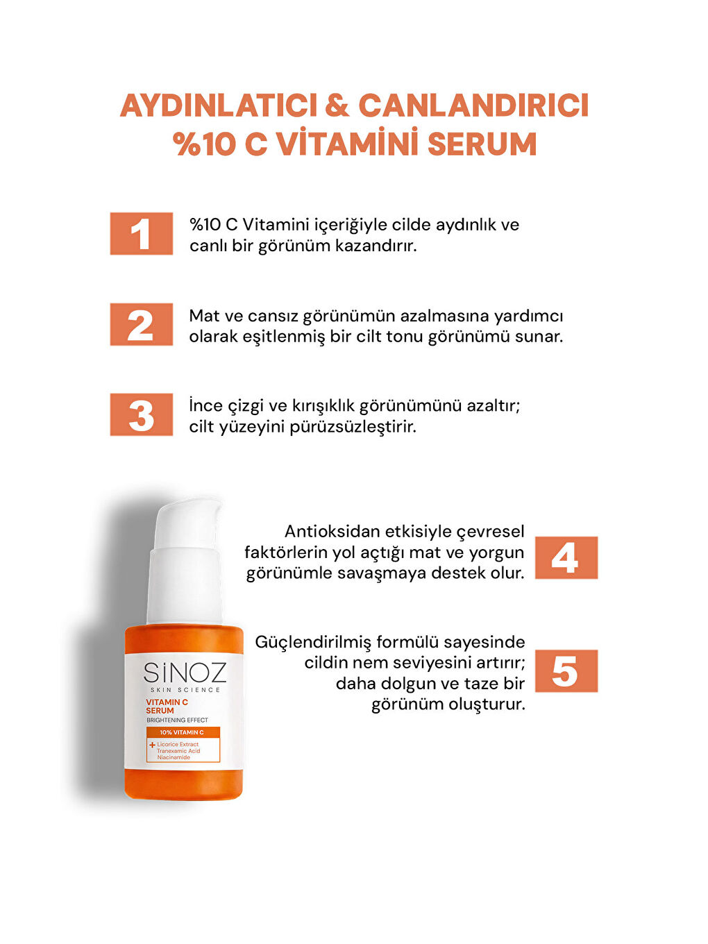 Vitamin C %10 Yüz Serumu 30 Ml-1