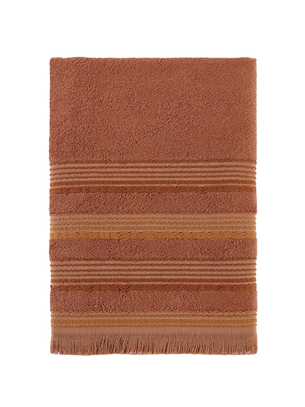 Kahverengi New Derin Bambu Banyo Havlusu 80x150 Cm Cinnamon Ash