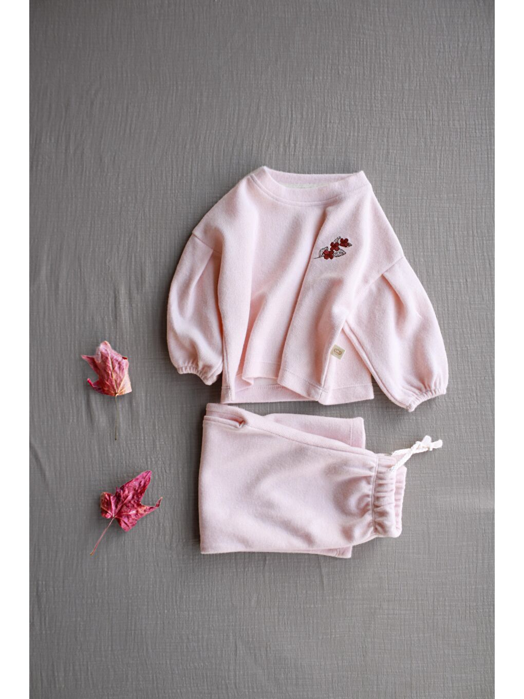 Pembe Pudra Pastel Soft Touch Alt Üst Takım-6