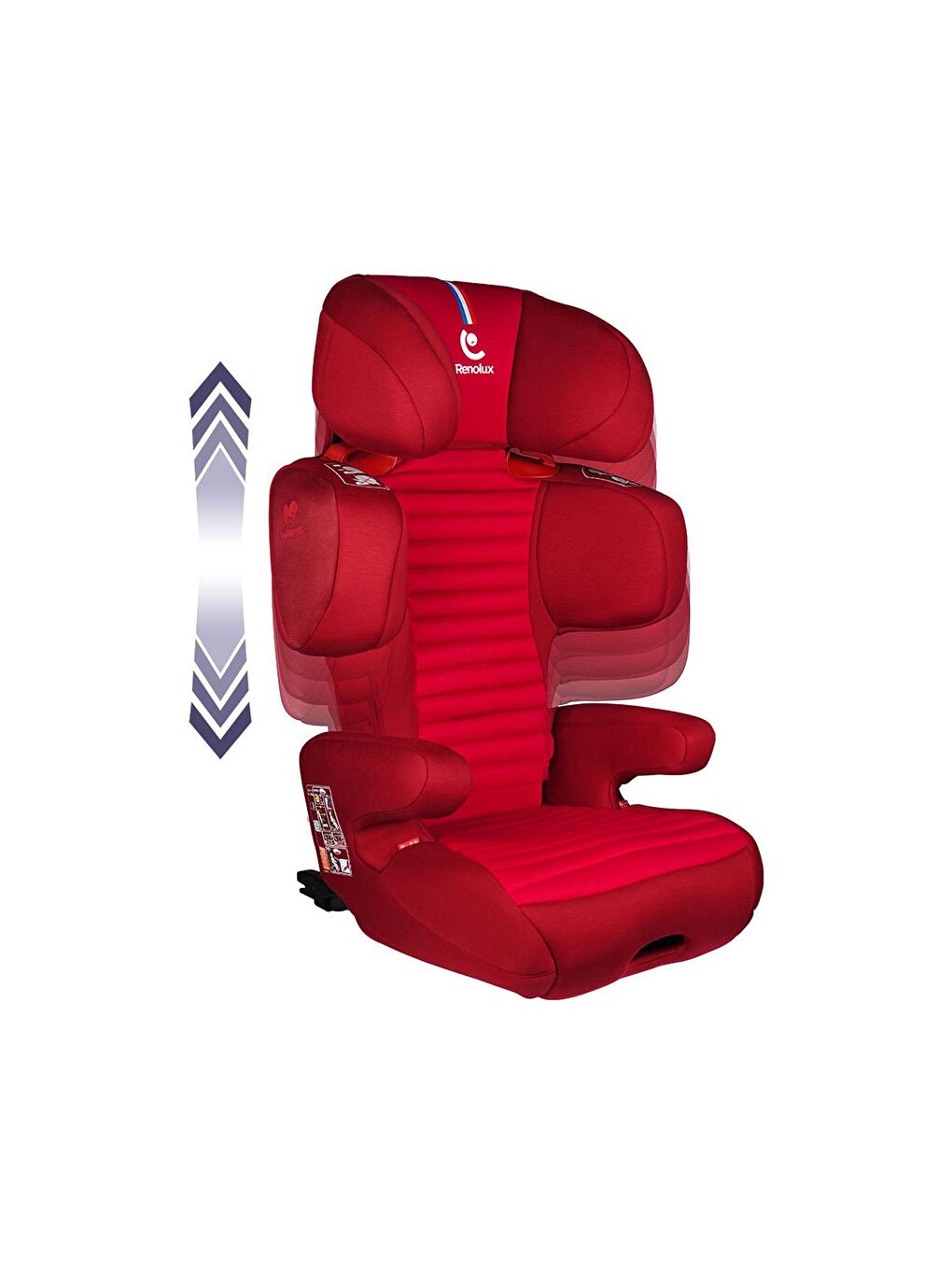 Renolux Kırmızı Renofix Softness Isofix 15-36 Kg Oto Koltuğu Kırmızı - 4