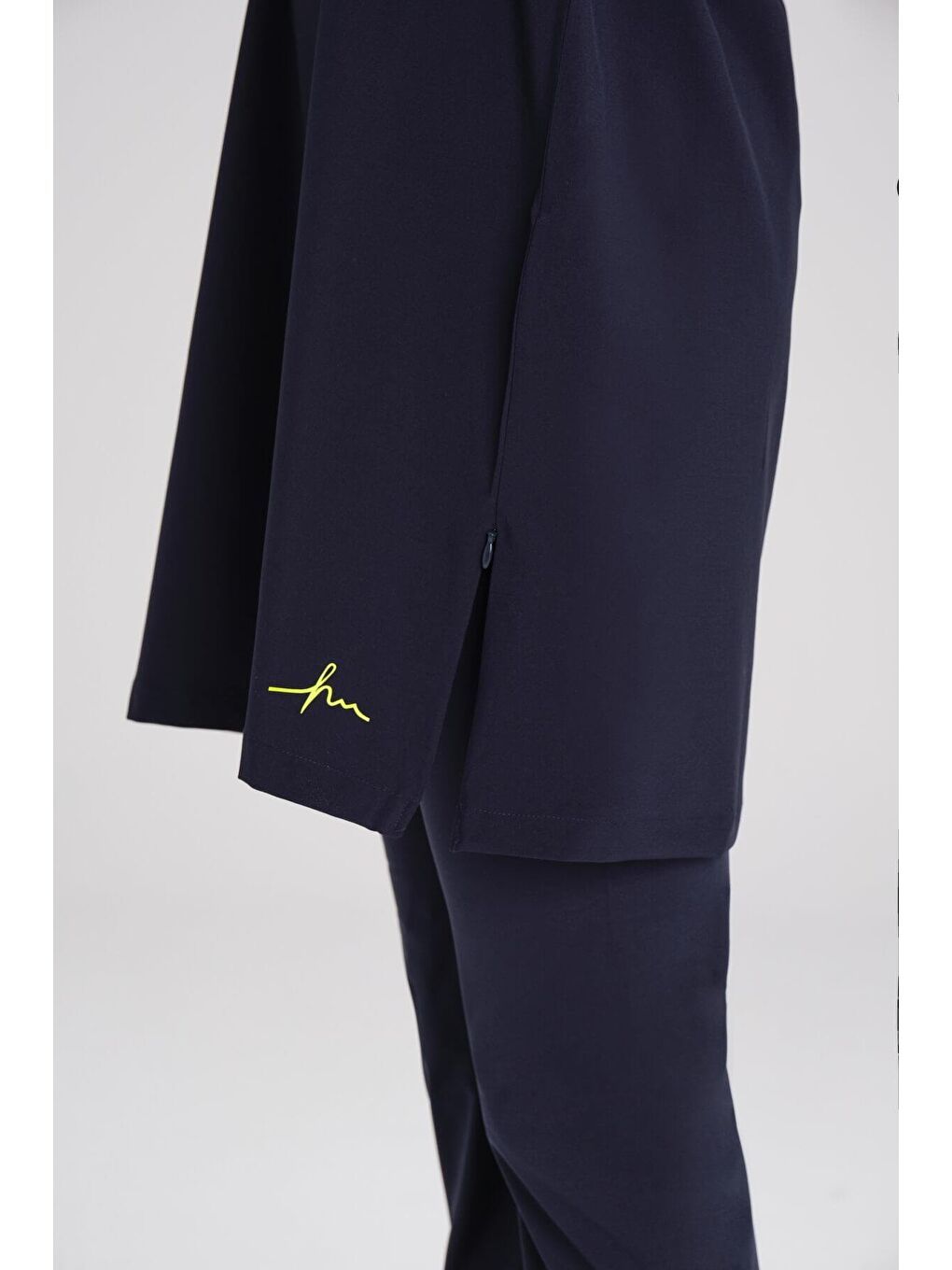 Lacivert Esila Mia Jileli Tam Tesettür Mayo Üstü 3429-6