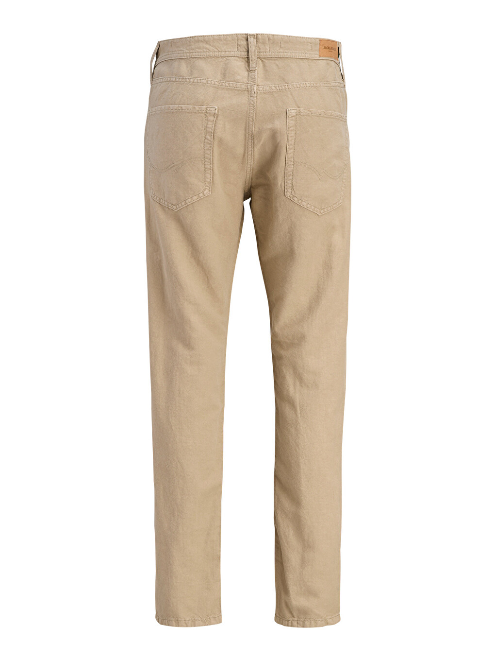 Bej Pants Studio Jpstchris Keten ve Pamuk Karışımlı Pantolon 12293296-6