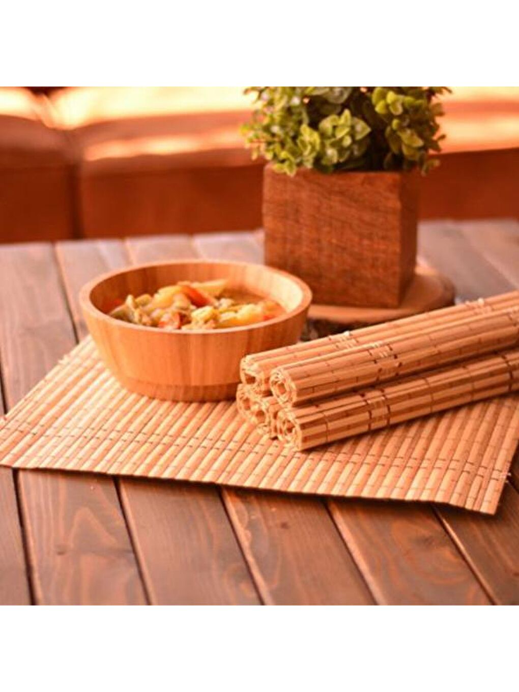 Bej Servizio Yelo 6'lı Amerikan Servis-1