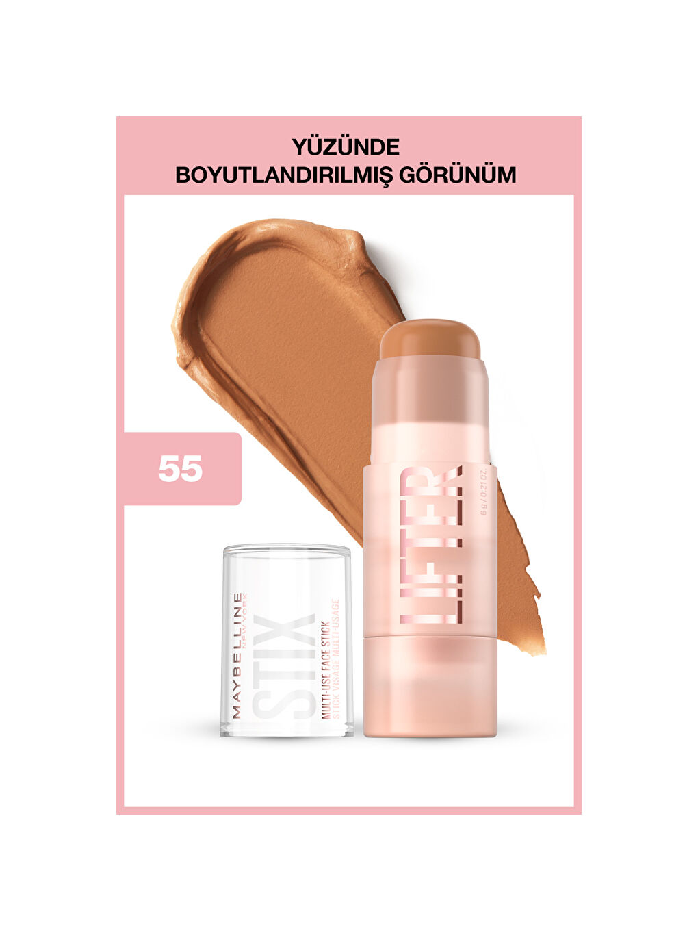 Maybelline New York Lifter Stix Yüz Şekillendirici Stick - 55