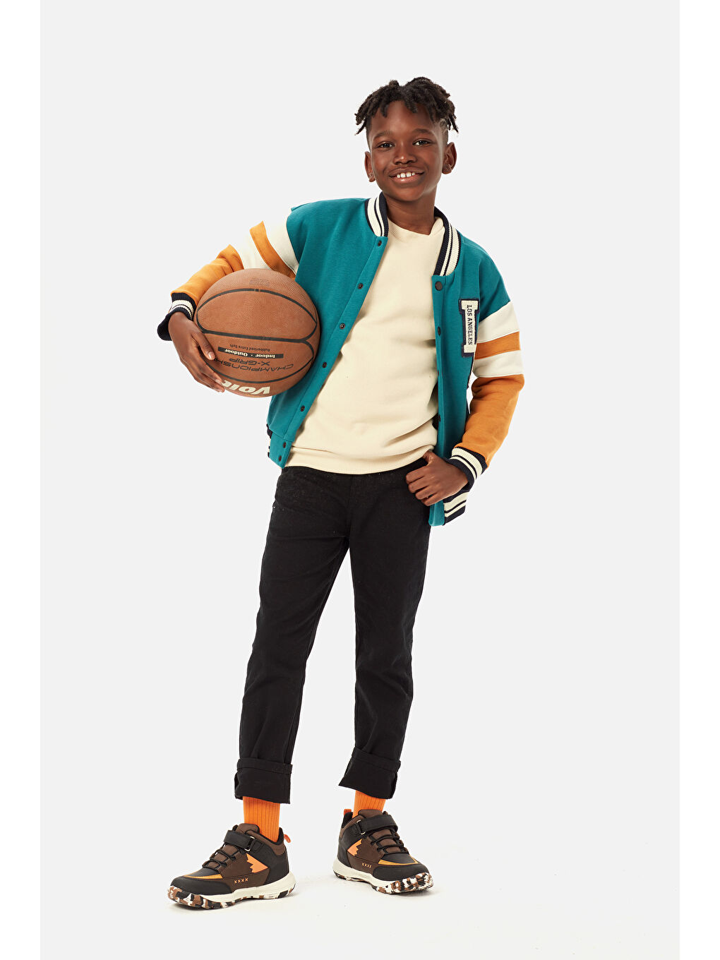 Kahverengi Altay Desenli Erkek Okul Öncesi Kahve Bot