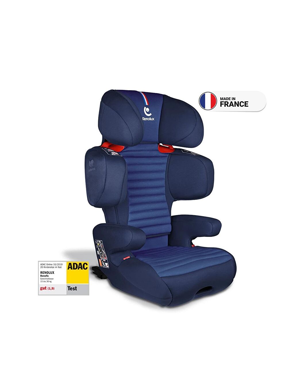 Renolux Lacivert Renofix Softness Isofix 15-36 Kg Oto Koltuğu Lacivert