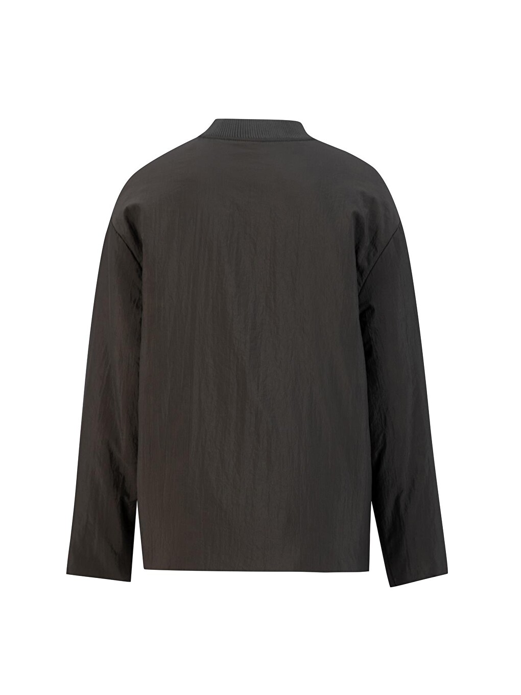 Yaka Ribanalı Bomber Mont 24kd7522 Haki-5