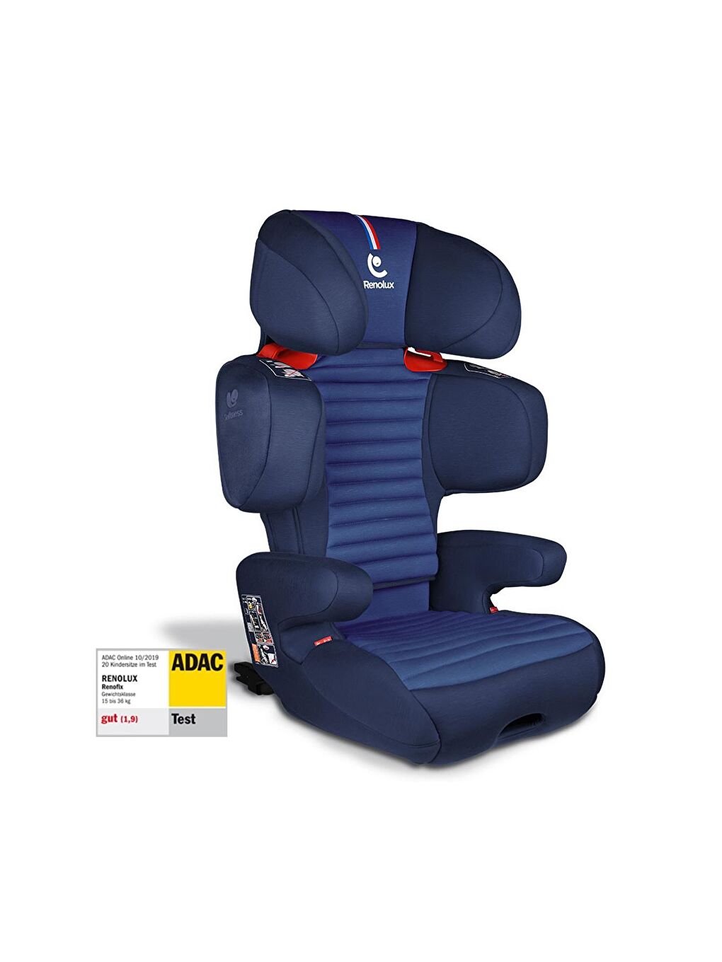 Renolux Lacivert Renofix Softness Isofix 15-36 Kg Oto Koltuğu Lacivert - 1