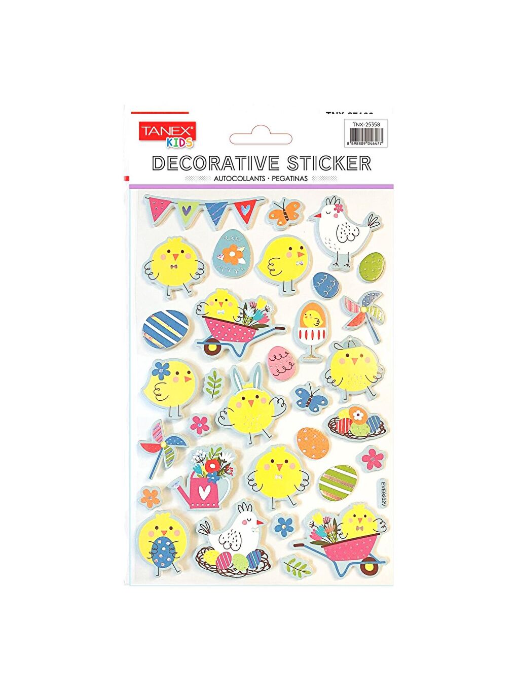 Kids Sticker Puffy Civciv Serisi 32 Parça (25358)