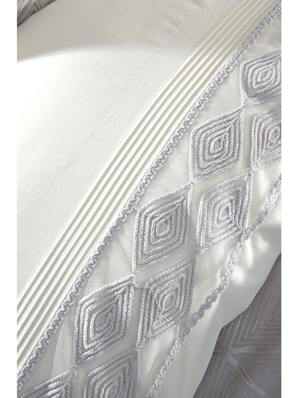 Verona 7 Parça Gelin Seti Gri-2