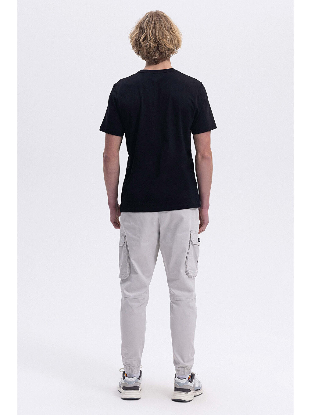 Siyah % 100 Pamuk Baskılı Regular Fit Bisiklet Yaka T Shirt EM462-BK-3