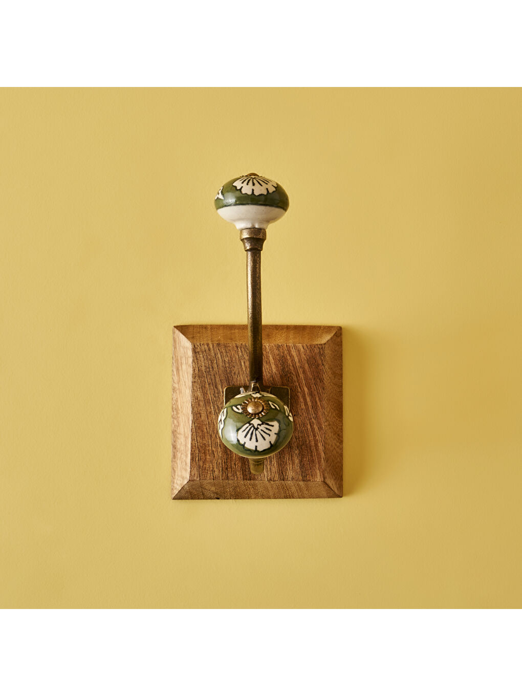 Yeşil Alice Duvar Askılığı Naturel (10x11,5x16 cm)