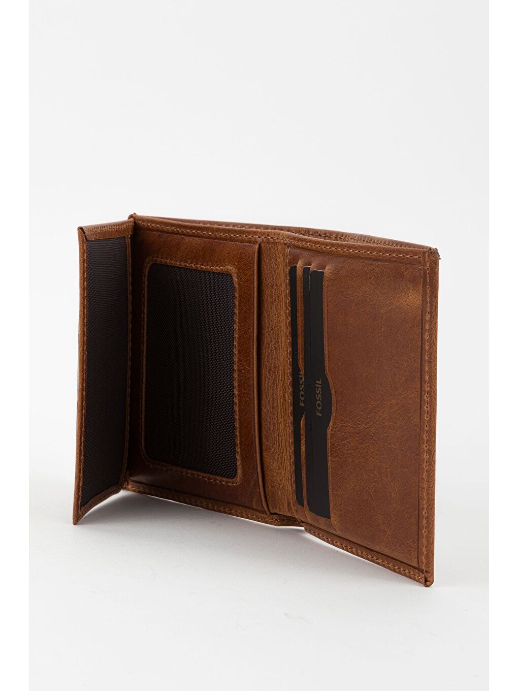 Kahverengi Kutulu Hakiki Deri Crazy Dikey Küçük Boy Erkek El Portföyü Cüzdan-3