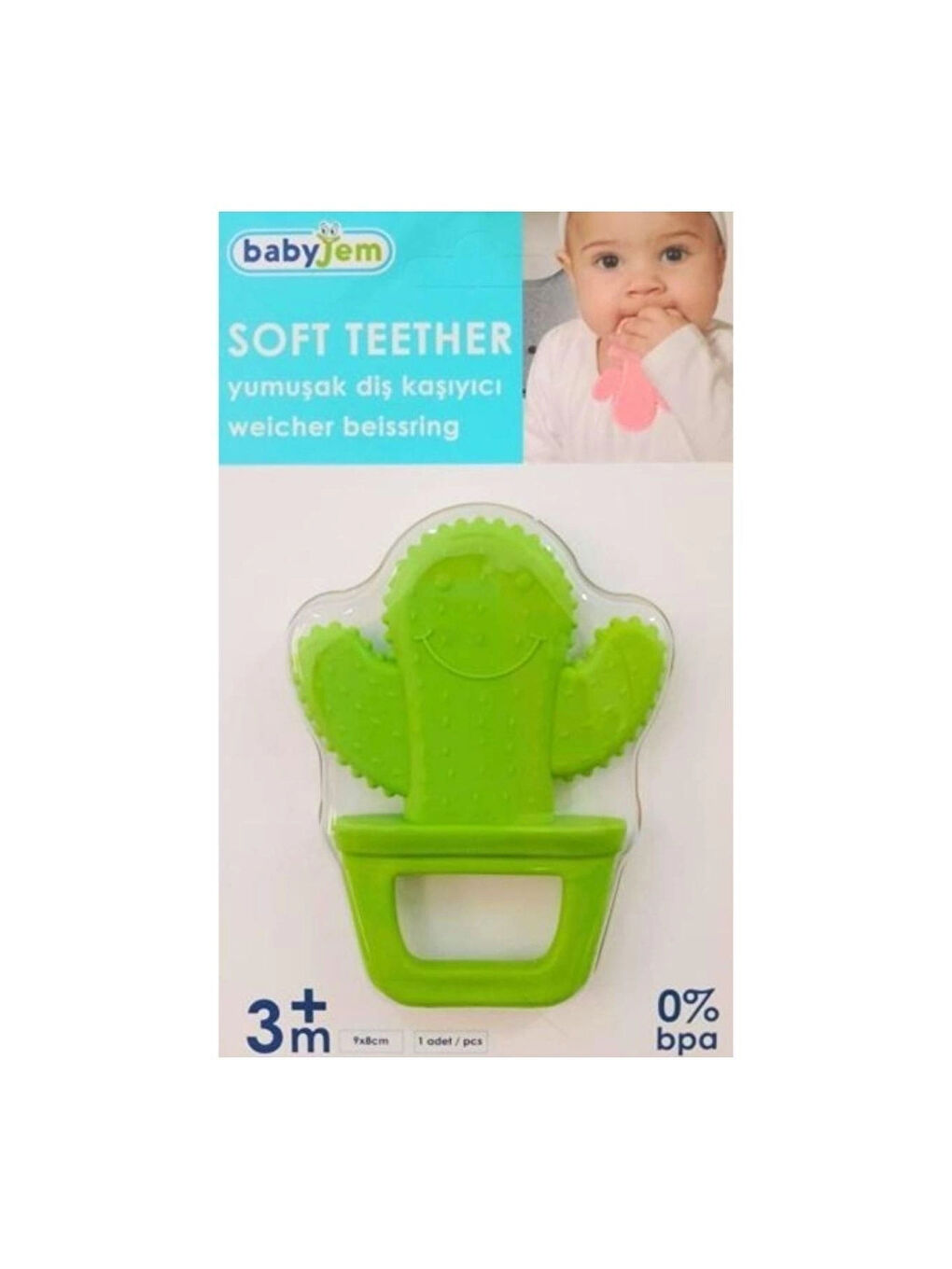 Kaktüs Diş Kaşıyıcı Açık Yeşil-1