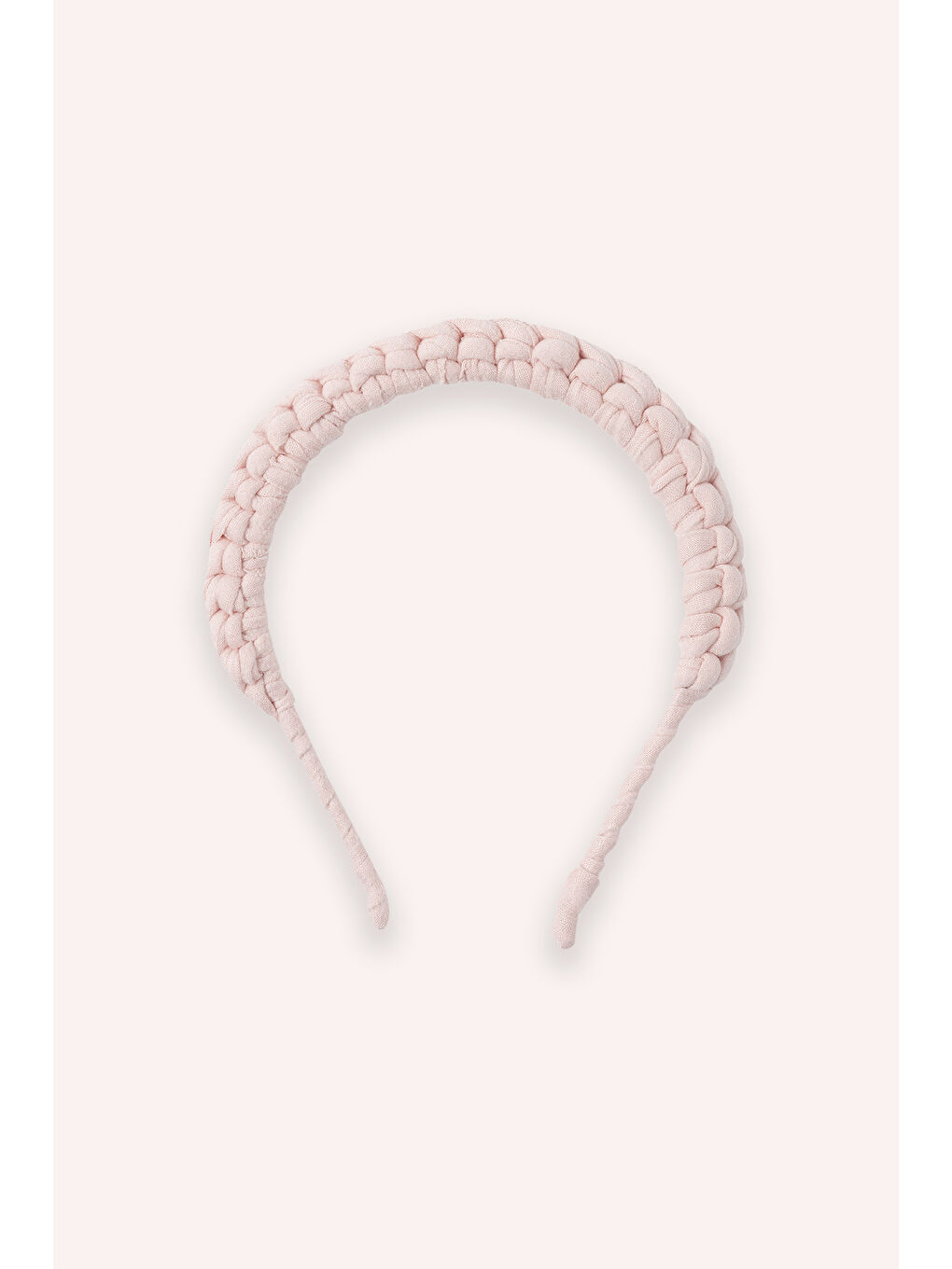 Pembe Kız Çocuk Örgü Taç Mor-1