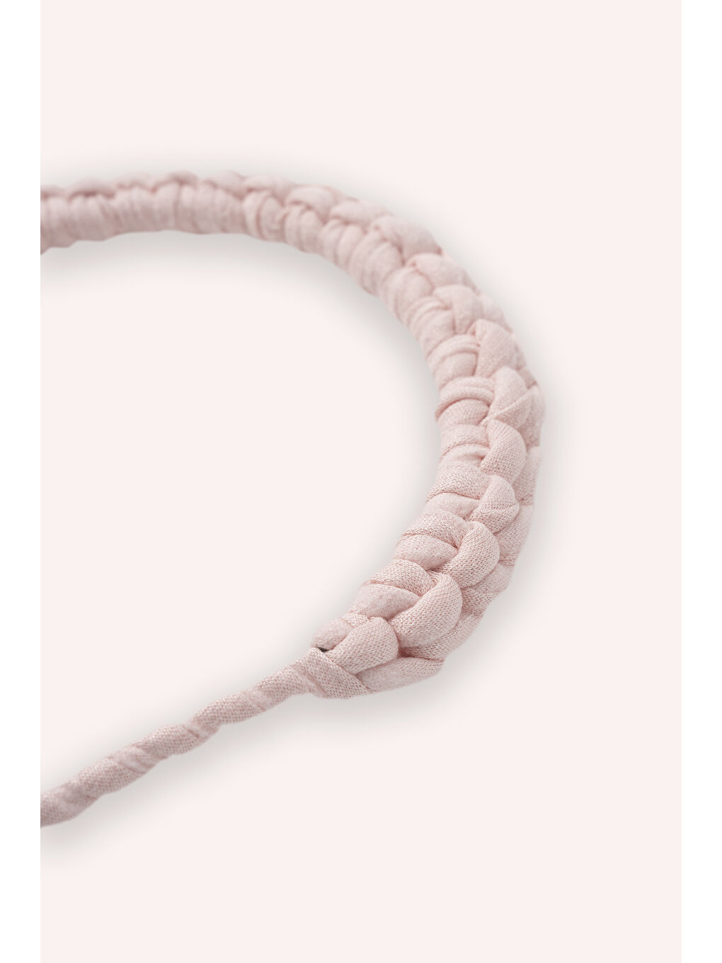 Pembe Kız Çocuk Örgü Taç Mor