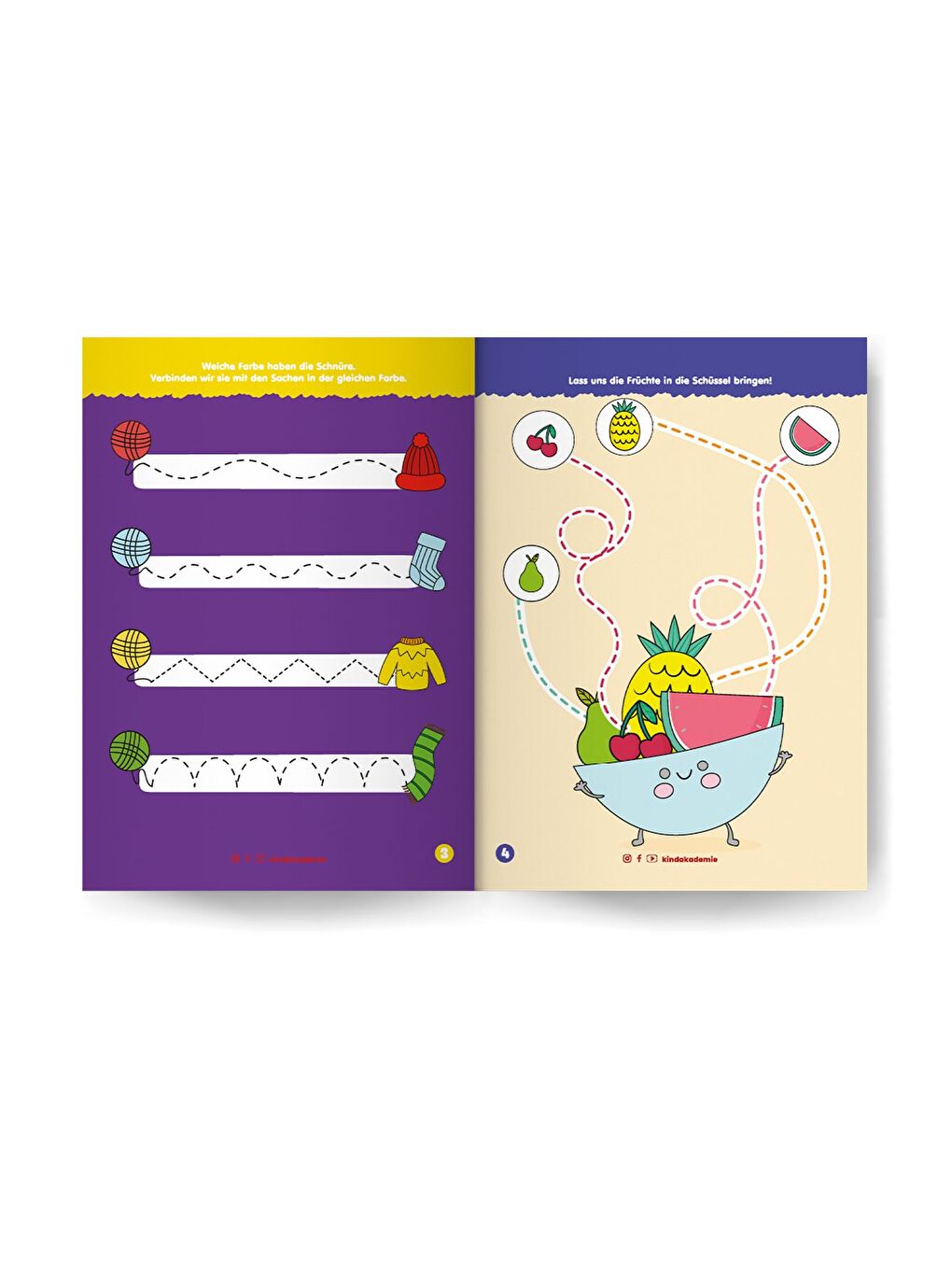 Almanca Yaz Sil Serisi Çizgi Çalışmaları-2