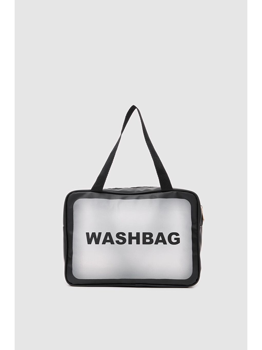 Wash Bag Su Geçirmez 3'Lü Kozmetik Çantası Siyah