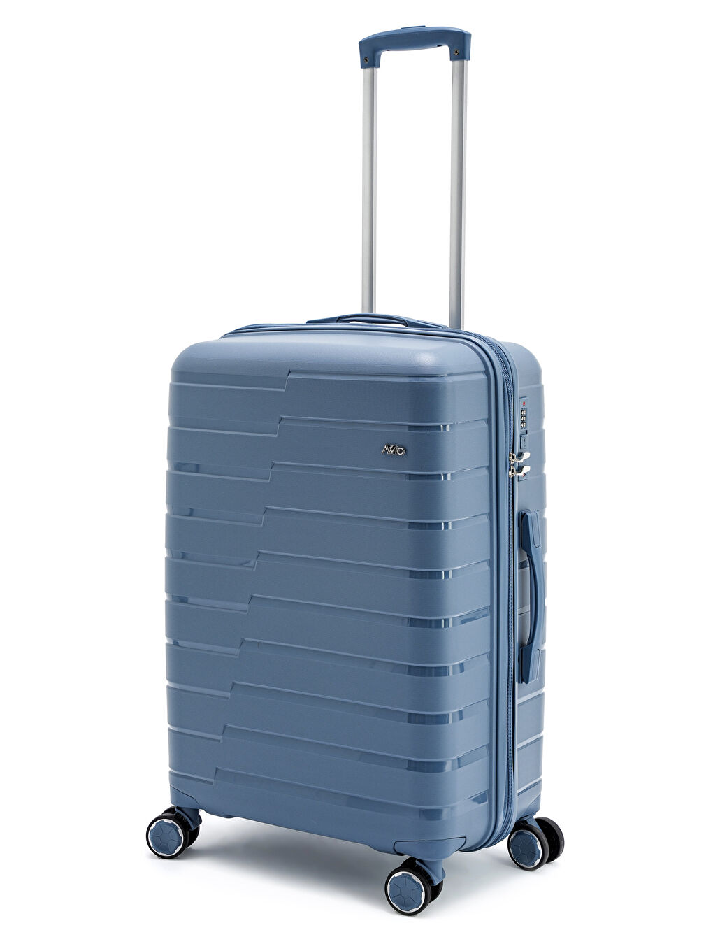 Mavi İthal Pp Titan Orta Boy Valiz-1