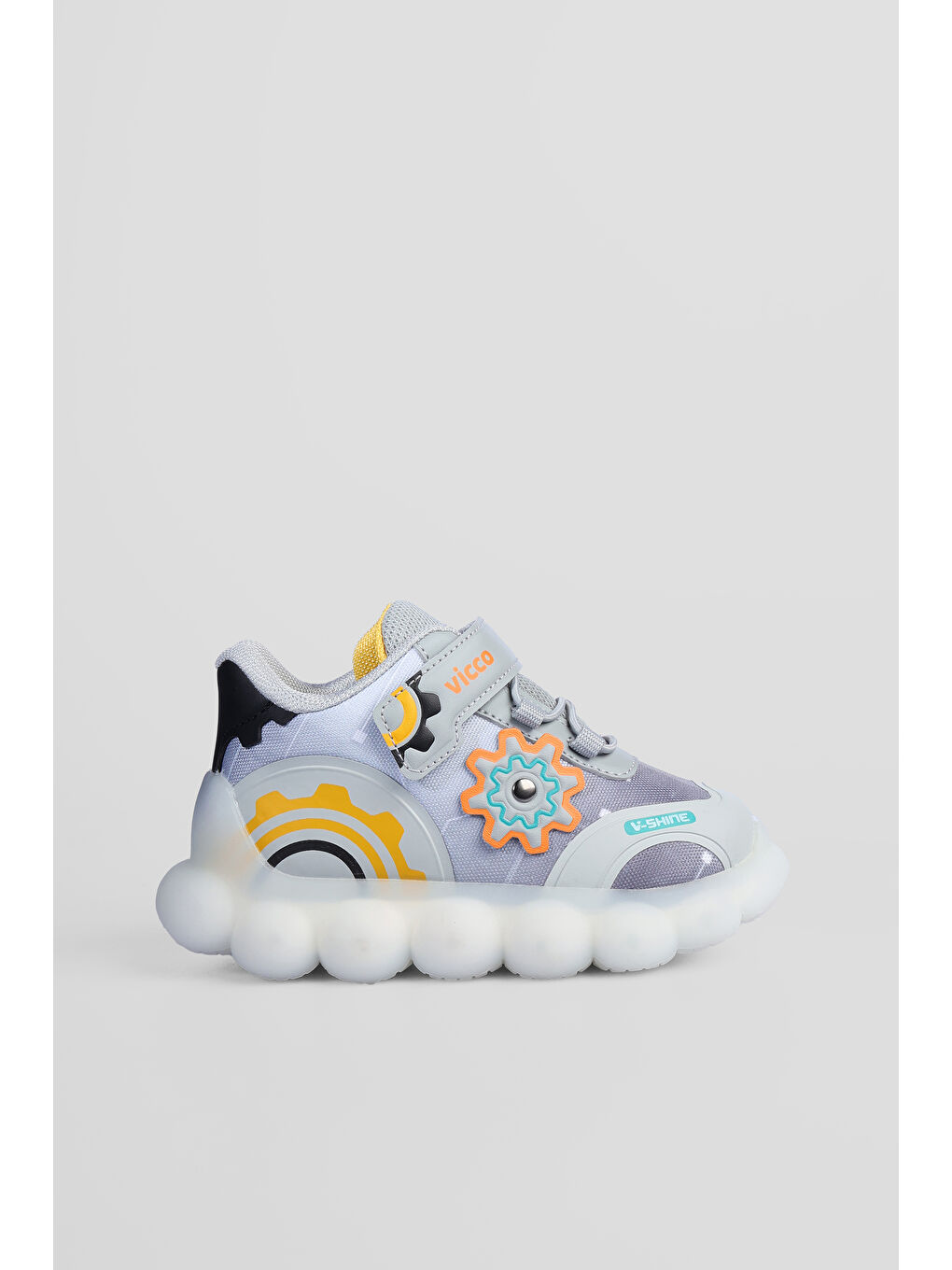 Port Işıklı Erkek Okul Öncesi Gri Spor Ayakkabı