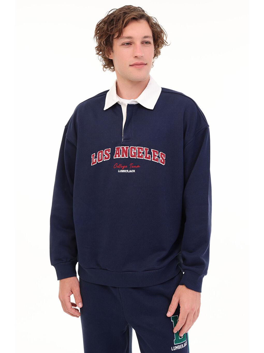 ML FRAN 16ID110 5PR Lacivert Erkek Sweatshirt