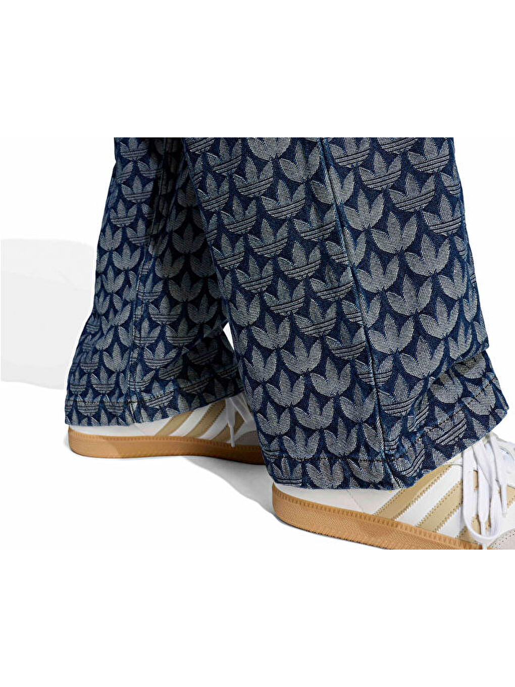 Monogram Pt Erkek Günlük Pantolon Kd0399 Mavi-4