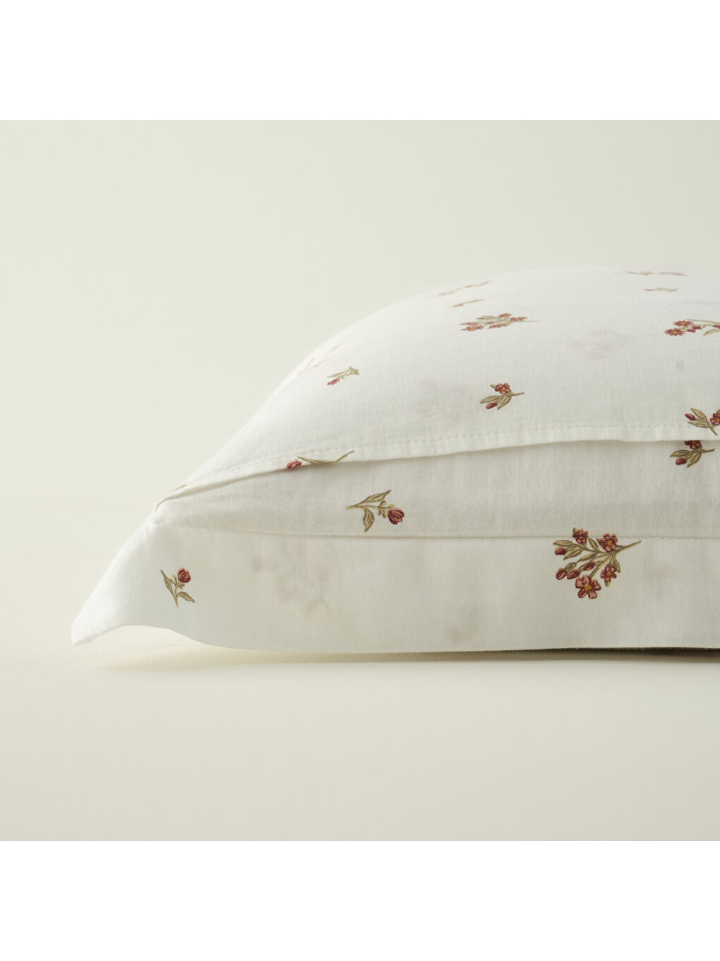 %100 Pamuk Saten Claire Çift Kişilik Nevresim Takımı Beyaz (200x220 cm)-3