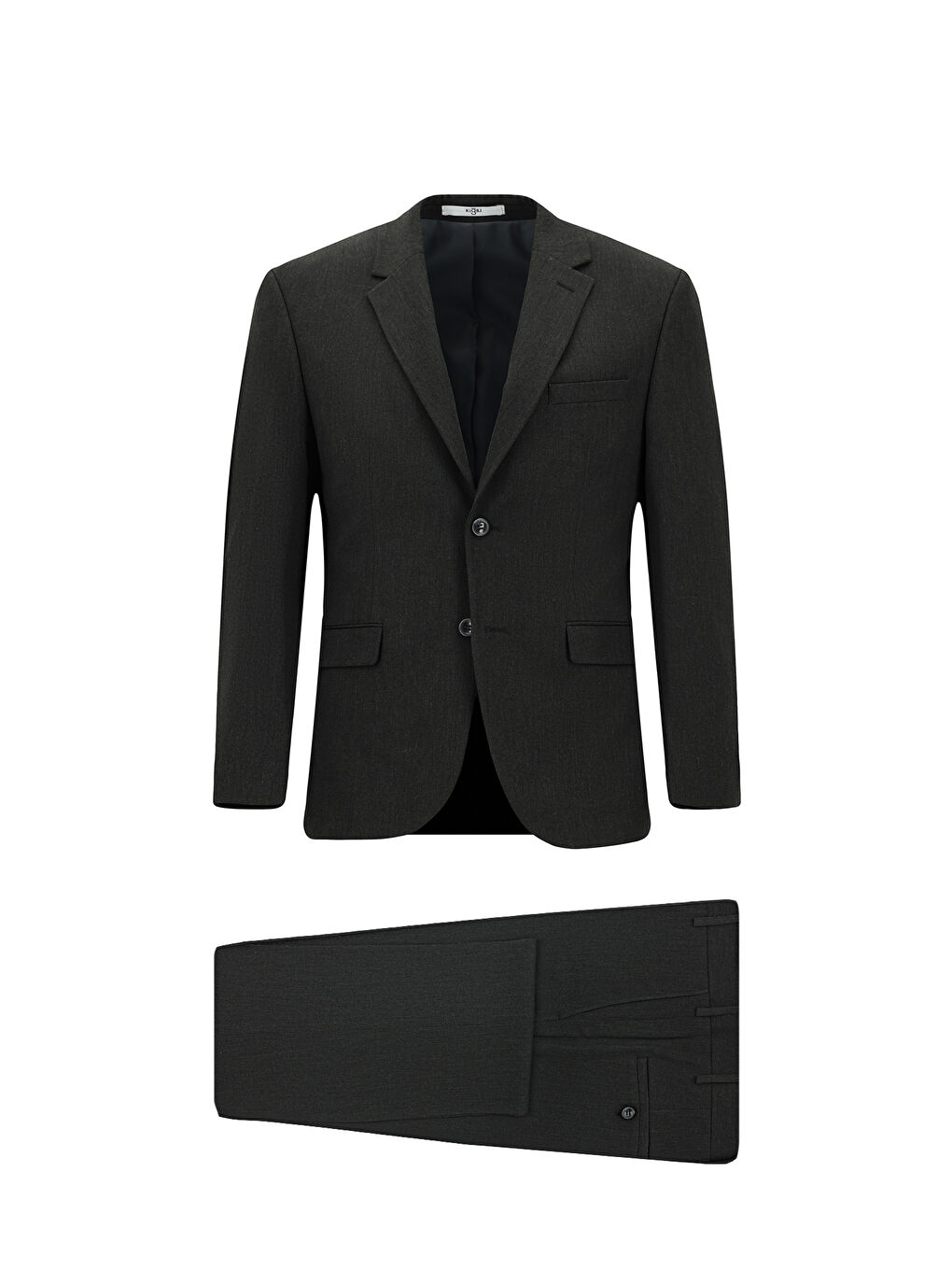 Antrasit Relaxed Fit Rahat Kesim Klasik Takım Elbise