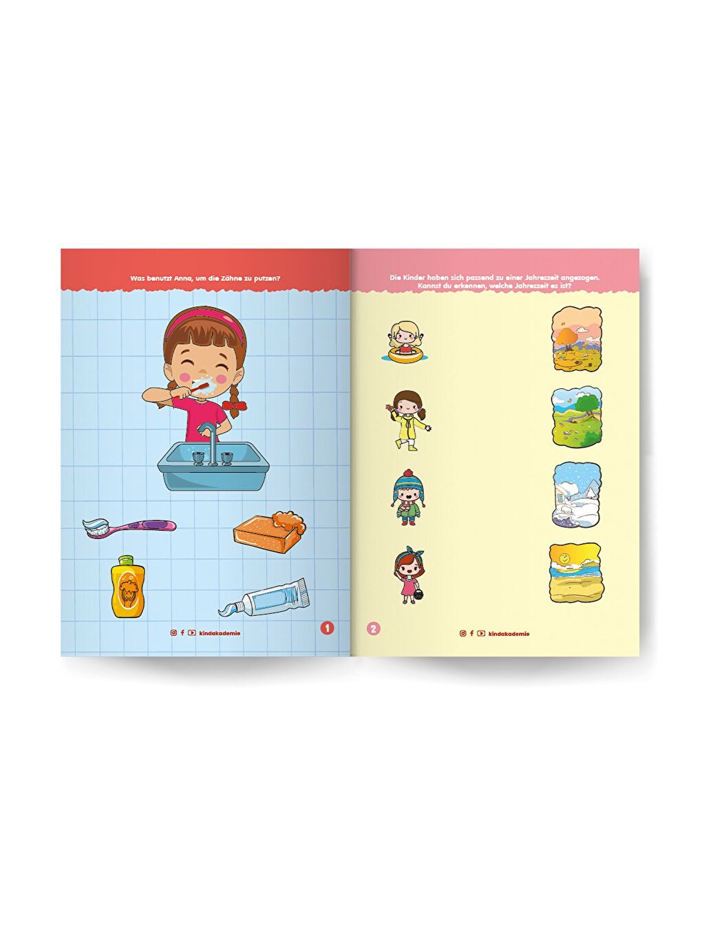 Almanca Yaz Sil Serisi Düşün Bul-1