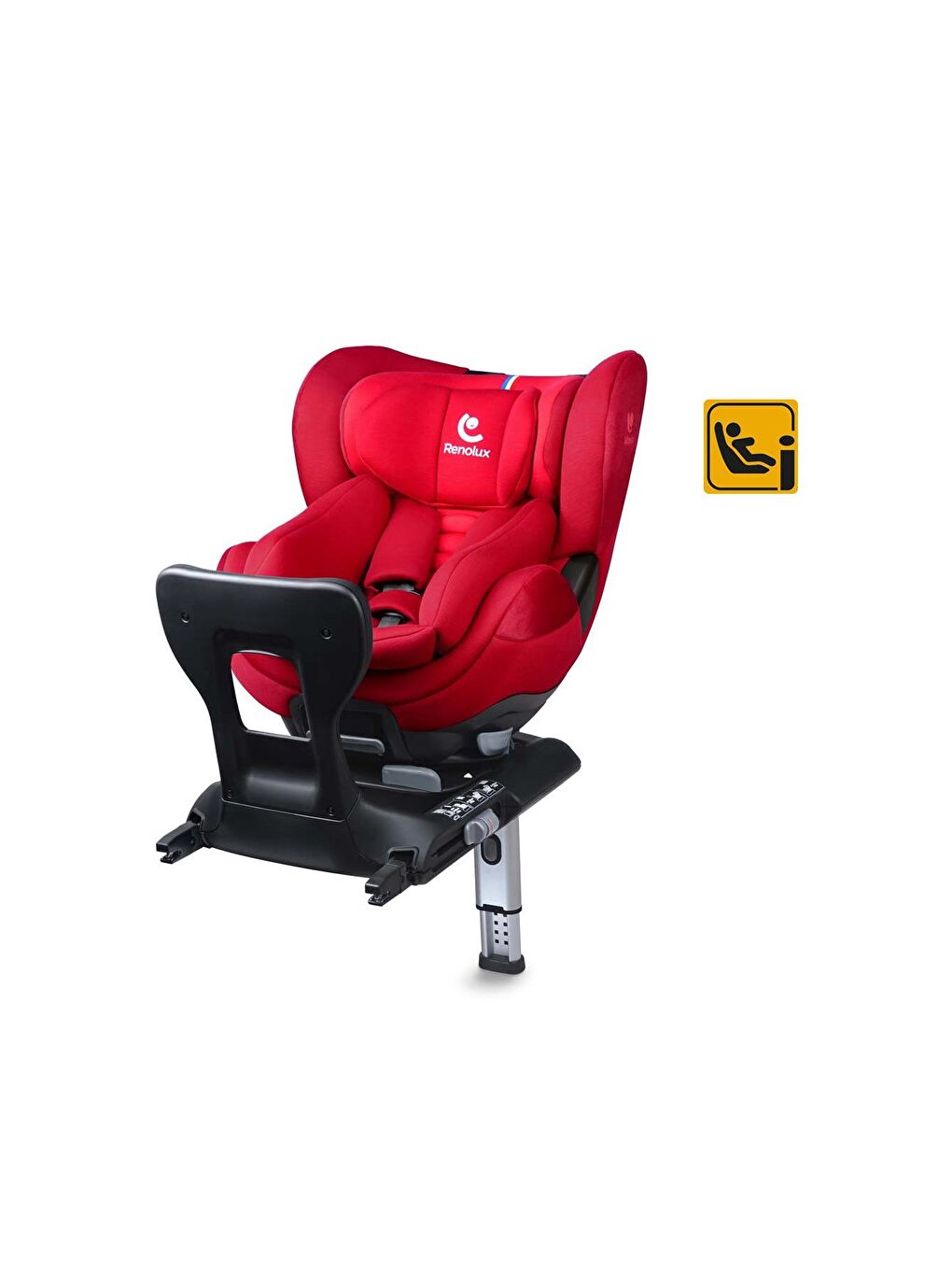 Renolux Kırmızı Gaia I-Size Softness Isofix 40-105 cm (0-18 Kg) Oto Koltuğu Kırmızı - 2