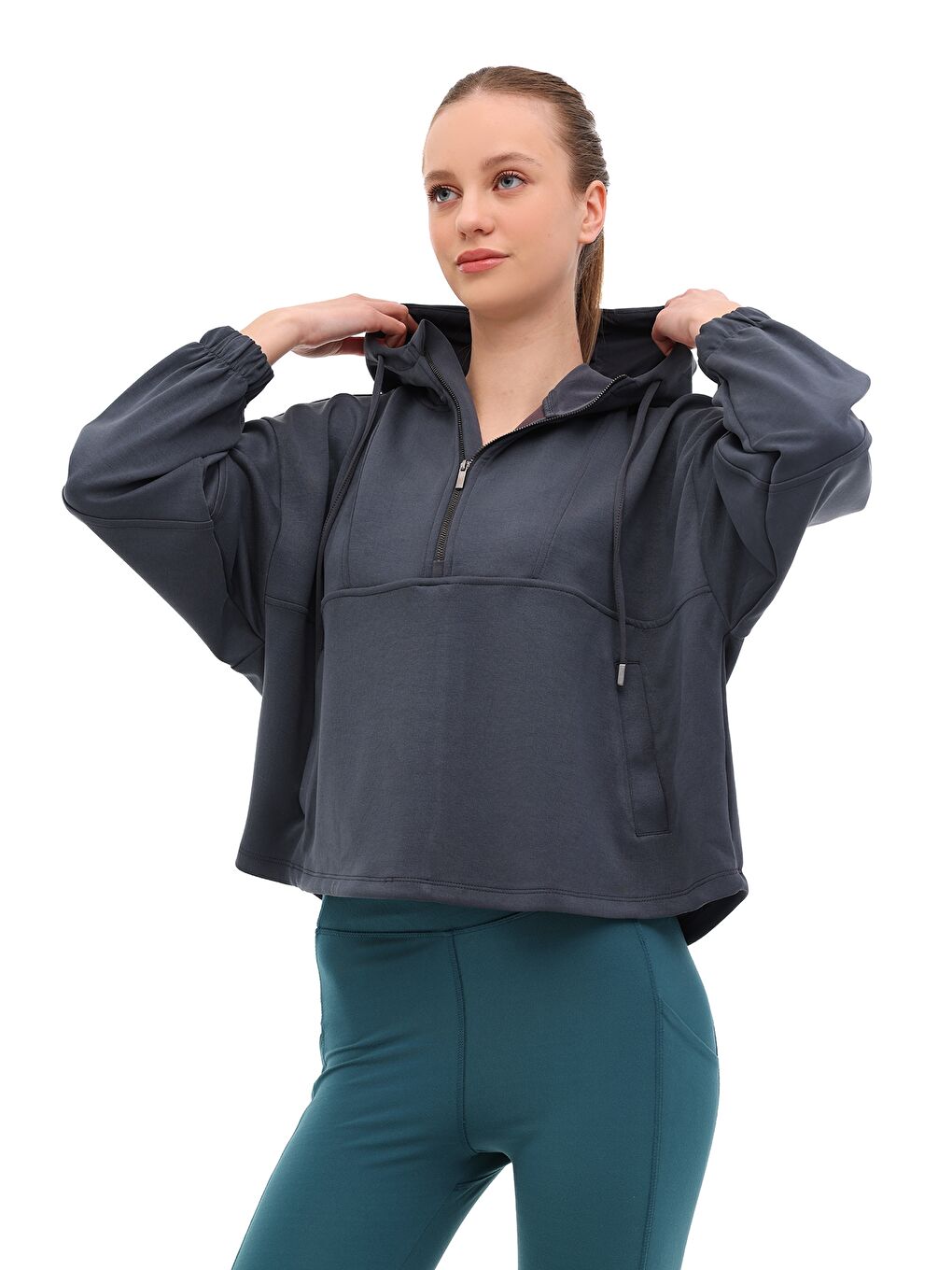 Gri WL 17GORZO 5PR Antrasit Kadın Sweatshirt