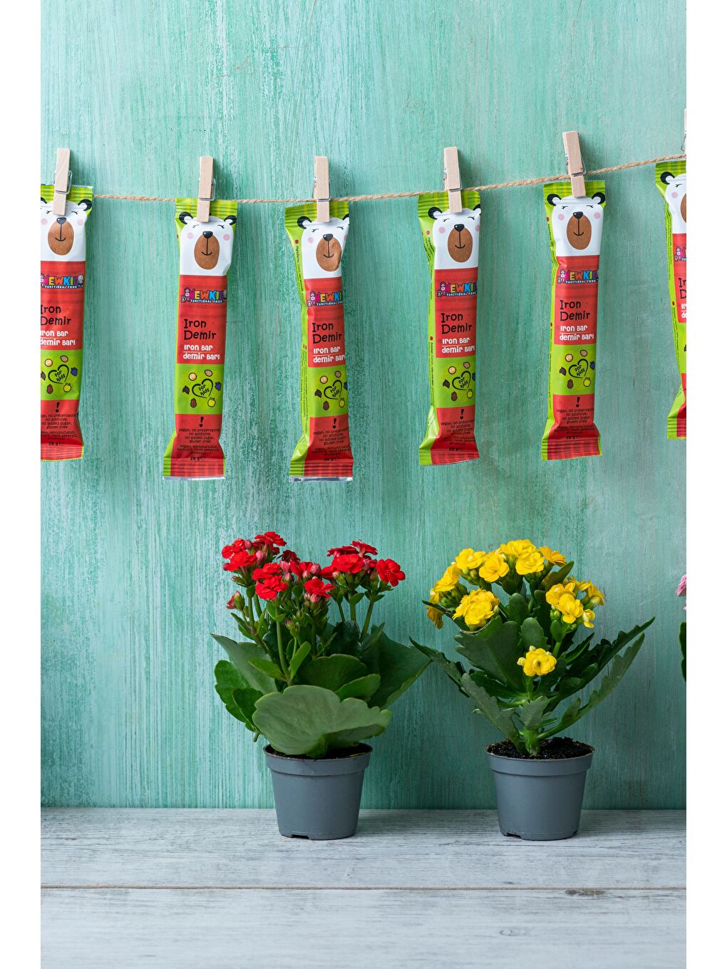 Çocuklara Özel Bademli Elmalı Hurma Barı 28 gr - Demir Ilaveli, Glutensiz, Vegan 12 Adet-3