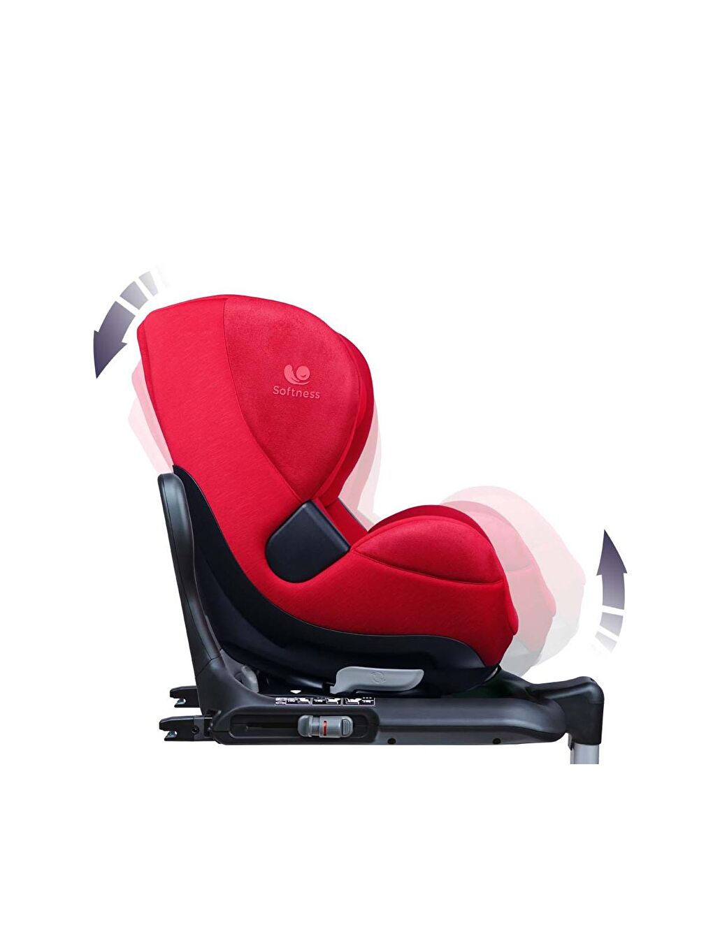 Renolux Kırmızı Gaia I-Size Softness Isofix 40-105 cm (0-18 Kg) Oto Koltuğu Kırmızı - 3