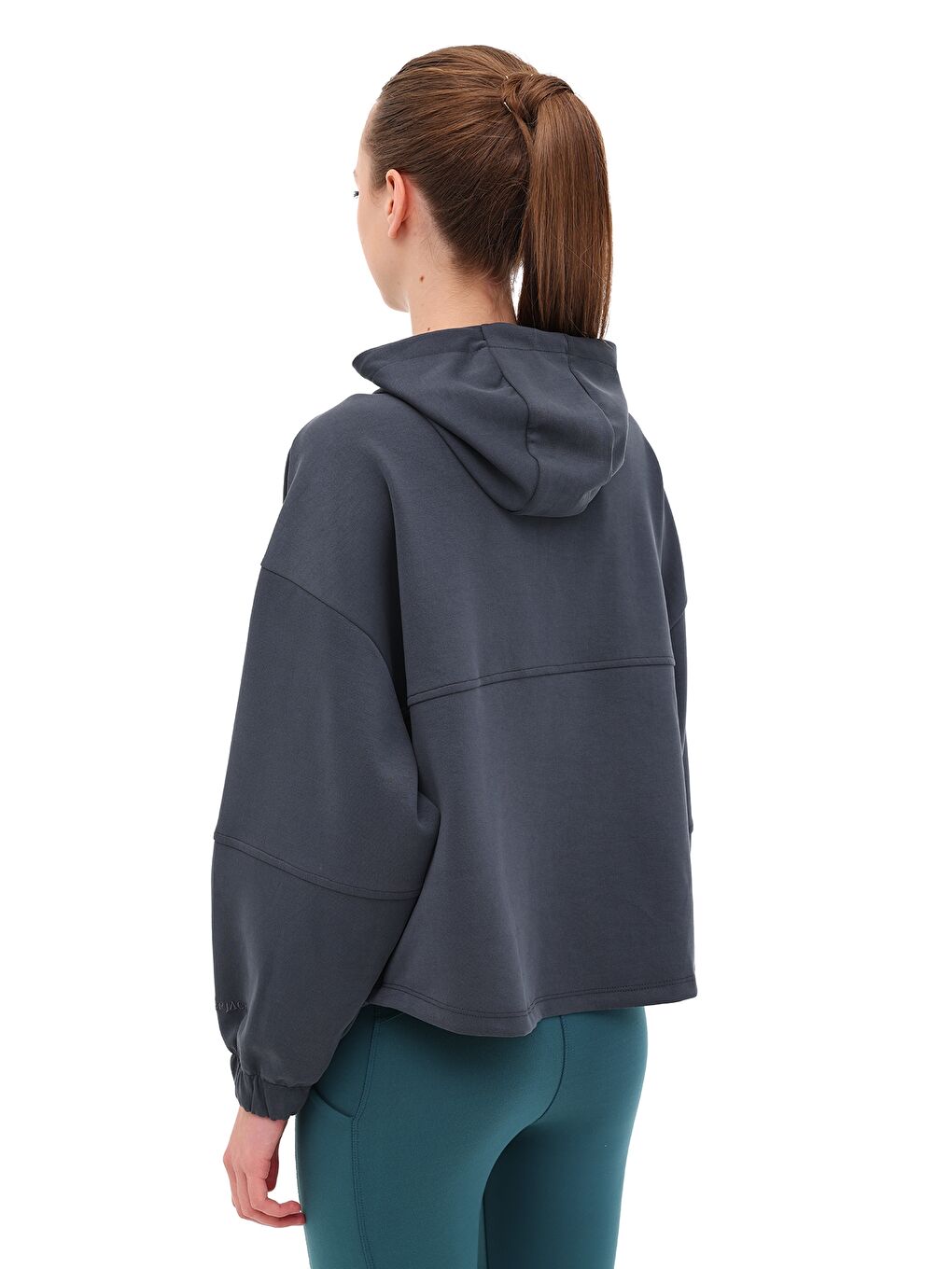 Gri WL 17GORZO 5PR Antrasit Kadın Sweatshirt-1